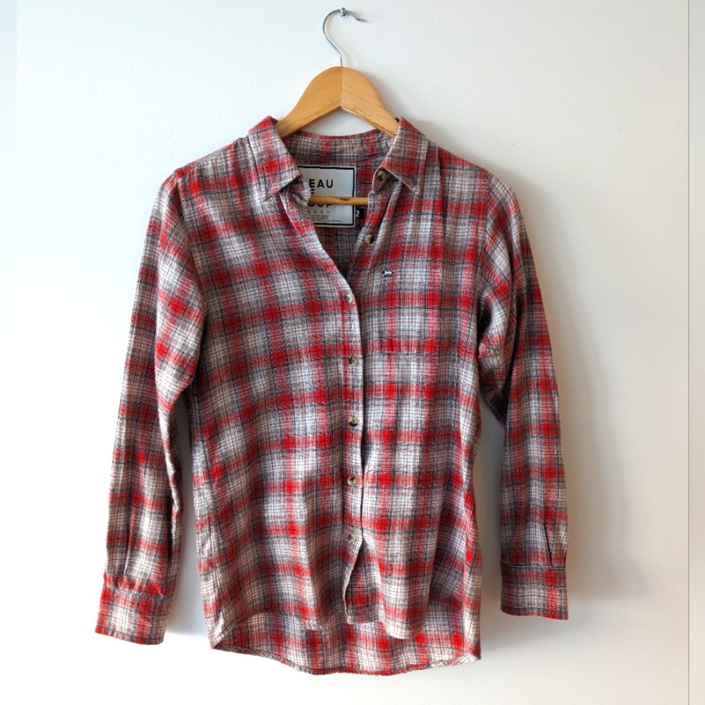 Peau De Loup - Flannel Button Down - S 2